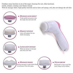 5-In-1 Smoothing Body & Facial Massager (pink)