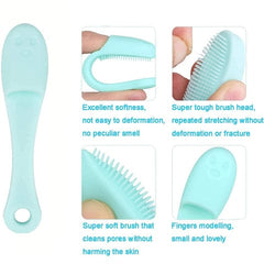 Sillicone Makeup Cleaning Tool Finger Wash Face Scrubber Facial Cleansing Brushn