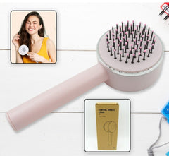 Air Cushion Massage Brush With Long Handel & Self-Cleaning Detaning Comb Hair Accessories