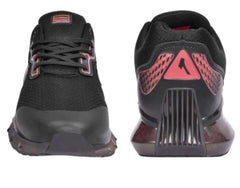 Unistar Sports Shoes Walking Running Gym Training Trekking Rock Outdoors For Men (Black-Red)